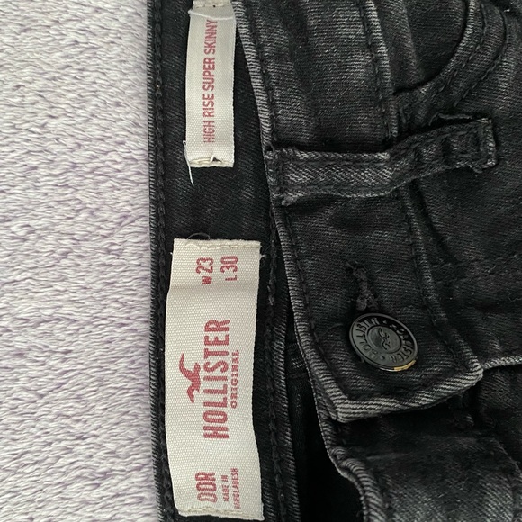 High rise super skinny black jeans - Picture 2 of 4